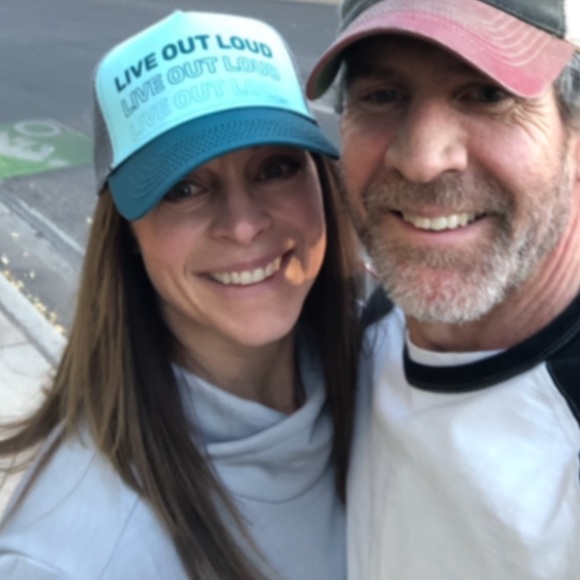 LIVE OUT LOUD Scout Designs Mint Green Turquoise Snap Back Trucker Hat - Picture 3 of 10